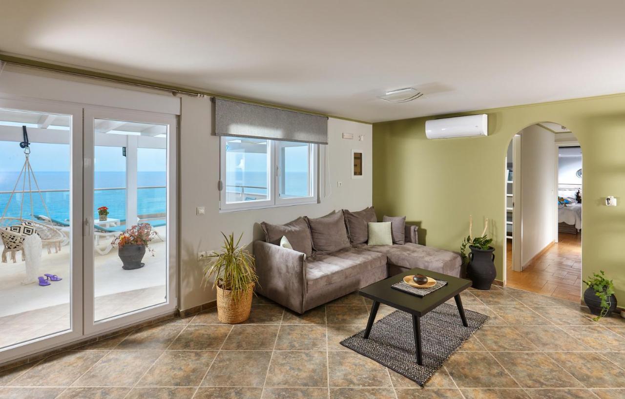 Breathtaking Sea View Flat In South Crete Apartment Keratokampos Exterior photo