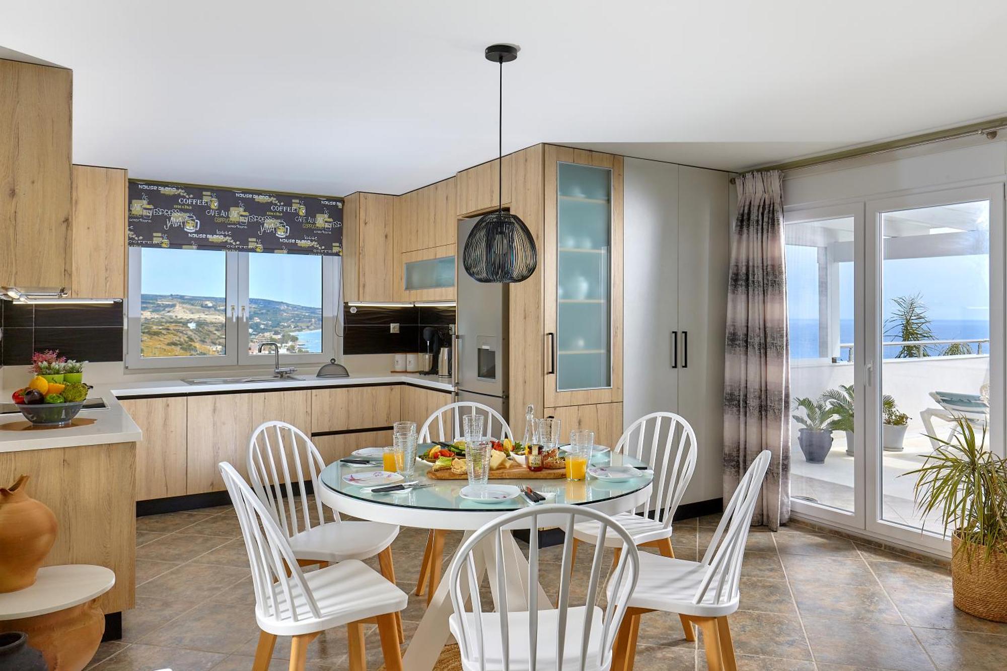 Breathtaking Sea View Flat In South Crete Apartment Keratokampos Exterior photo