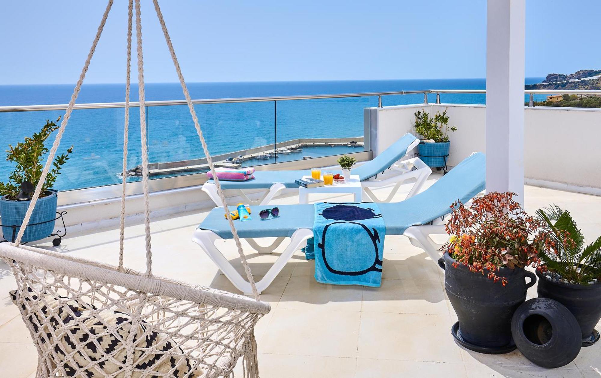 Breathtaking Sea View Flat In South Crete Apartment Keratokampos Exterior photo