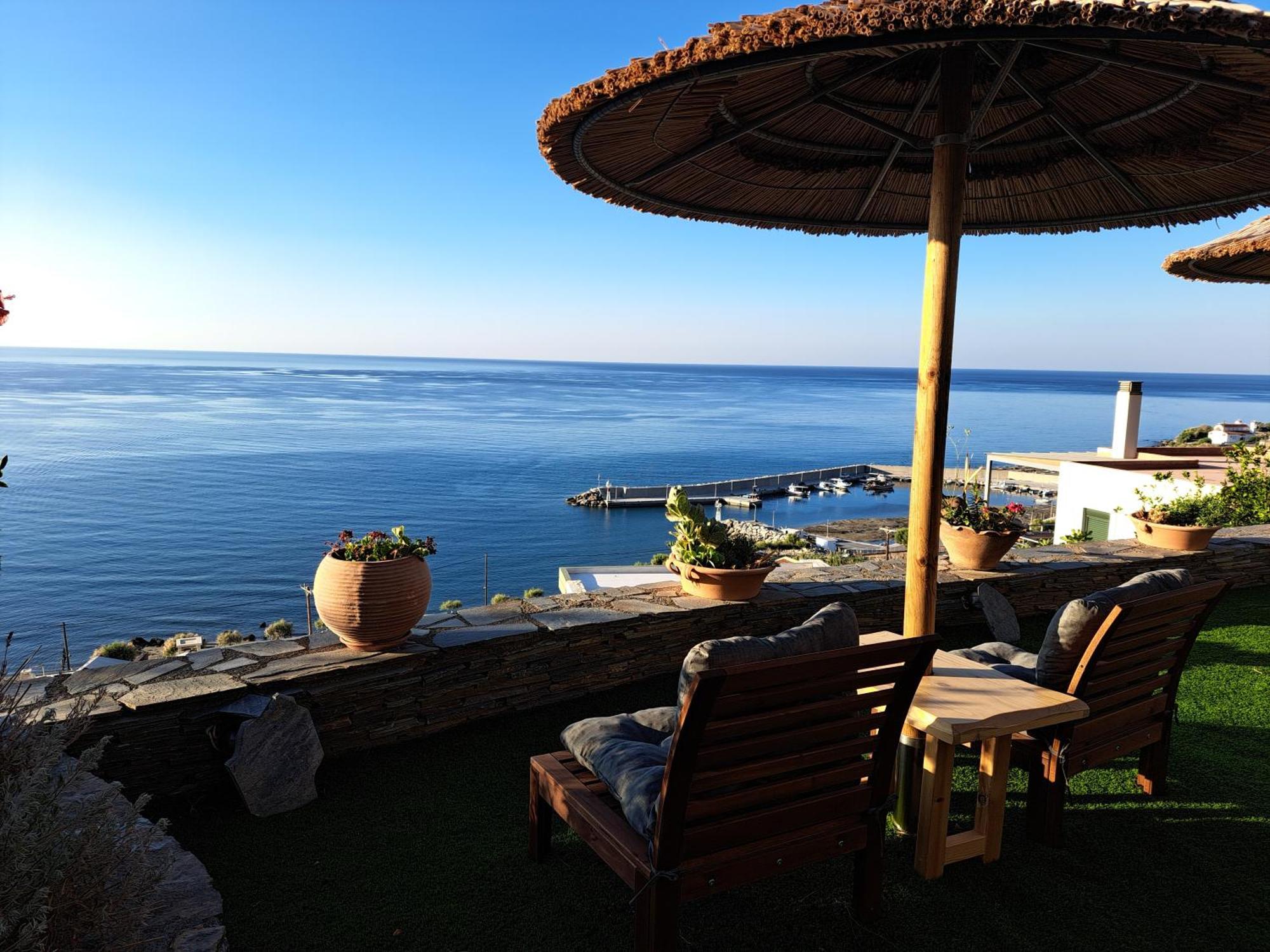 Breathtaking Sea View Flat In South Crete Apartment Keratokampos Exterior photo